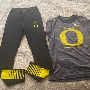 Womens Oregan Ducks activewear